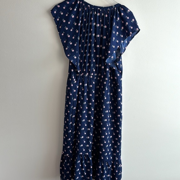 J. CREW size XXL Flutter Sleeve Floral Print Midi Dress - Picture 9 of 9